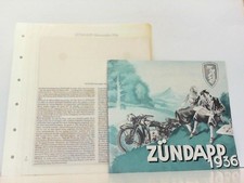 ZÜNDAPP Motorräder 1936