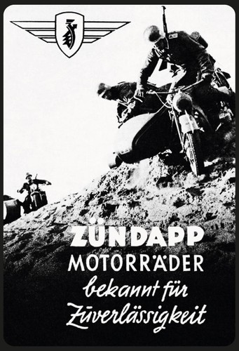 Blechschild 20x30cm zündapp - blechschild,