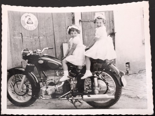 Originalfoto oldtimer motorrad - oldtimer,