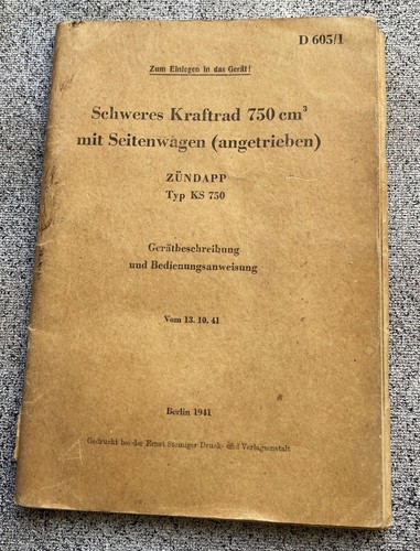 Zündapp typ 750 - ks,