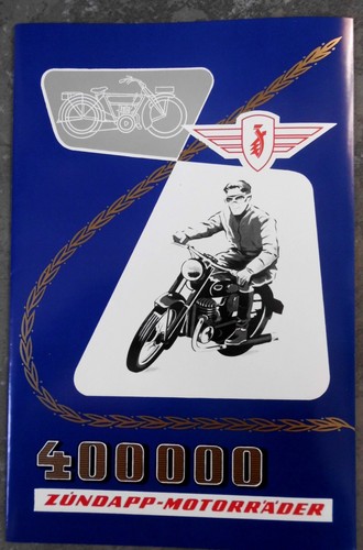 Zündapp 1953 prospekt comfort - prospekt,
