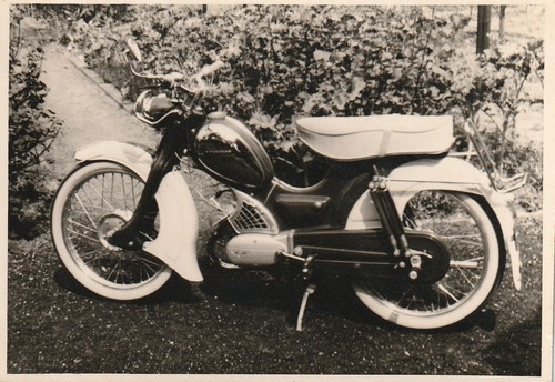 Vintage foto zündapp super - vintage,