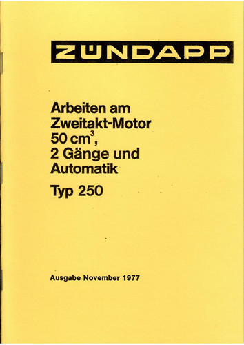 Reparaturanleitung zündapp - reparaturanleitung,