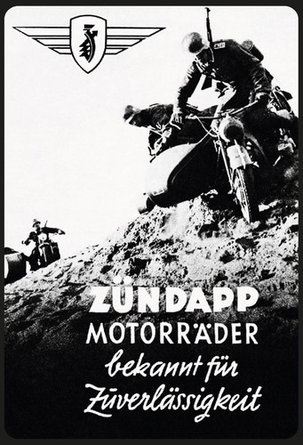 Blechschild 20x30cm zündapp - blechschild,