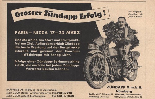 Motorrad zündapp 1931 - motorrad,