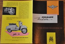 Faltblatt Broschüre Zündapp