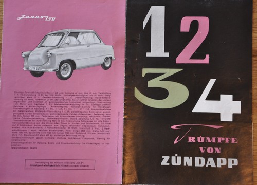 Broschüre zündapp - broschüre,