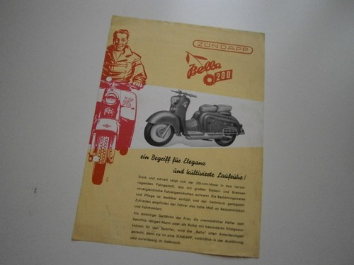 Zündapp bella 200 originaler - zündapp,